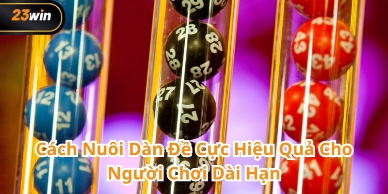 Cách nuôi dàn đề